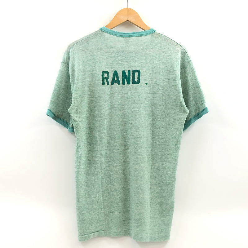 【ジャンク品】【メンズ】 RUSSEL ラッセル "SHAMROCK BAND" S/S TEE 金タグ初期 半袖Tシャツ トップス 146-260628-hn-07-fur サイズ：L カラー：グリーン系 万代Net店