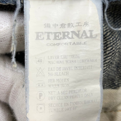 【現状渡し品】【メンズ】 ETERNAL エターナル 53471 デニムパンツ ボトムス 156-260115-hn-05-fur サイズ：34 カラー：インディゴ 万代Net店