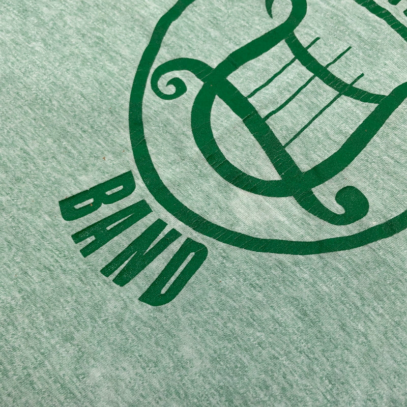 【ジャンク品】【メンズ】 RUSSEL ラッセル "SHAMROCK BAND" S/S TEE 金タグ初期 半袖Tシャツ トップス 146-260628-hn-07-fur サイズ：L カラー：グリーン系 万代Net店