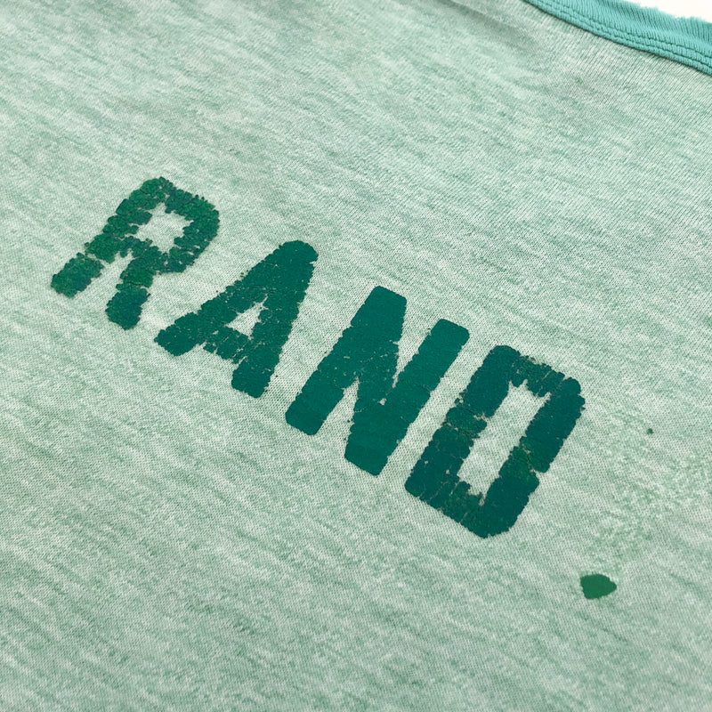 【ジャンク品】【メンズ】 RUSSEL ラッセル "SHAMROCK BAND" S/S TEE 金タグ初期 半袖Tシャツ トップス 146-260628-hn-07-fur サイズ：L カラー：グリーン系 万代Net店