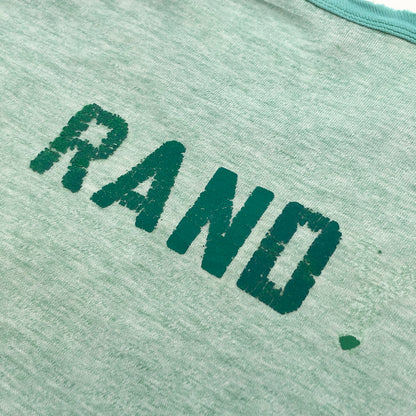 【ジャンク品】【メンズ】 RUSSEL ラッセル "SHAMROCK BAND" S/S TEE 金タグ初期 半袖Tシャツ トップス 146-260628-hn-07-fur サイズ：L カラー：グリーン系 万代Net店