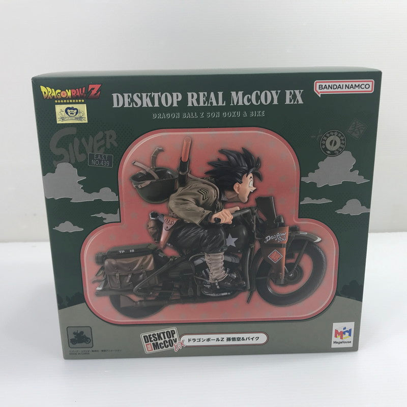 【中古美品】 デスクトップリアルマッコイEX ドラゴンボールZ 孫悟空＆バイク フィギュア 外箱開封済み ブリスター未開封 050-260918-ti-01-tagh 万代Net店