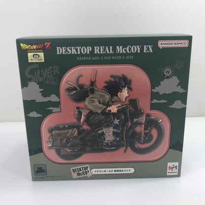 【中古美品】 デスクトップリアルマッコイEX ドラゴンボールZ 孫悟空＆バイク フィギュア 外箱開封済み ブリスター未開封 050-260918-ti-01-tagh 万代Net店