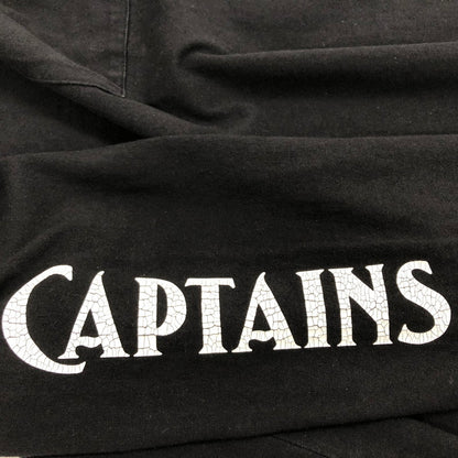 【ジャンク品】【メンズ】 CAPTAINS HELM キャプテンズヘルム L/S TEE ロングスリーブ 長袖Tシャツ トップス 142-250721-hn-03-fur サイズ：L カラー：ブラック/ホワイト 万代Net店