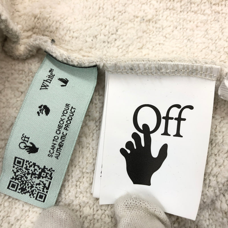 【中古品】【メンズ】 OFF-WHITE オフホワイト ZIP UP HOODIE OMBE001F20FLE007 ジップアップ フーディ パーカー スウェット トップス 142-260628-hn-09-fur サイズ：L カラー：グレー 万代Net店