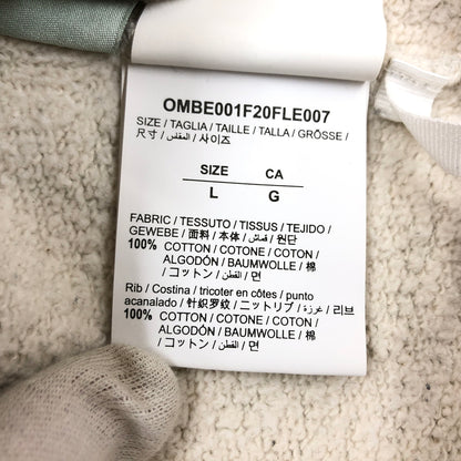 【中古品】【メンズ】 OFF-WHITE オフホワイト ZIP UP HOODIE OMBE001F20FLE007 ジップアップ フーディ パーカー スウェット トップス 142-260628-hn-09-fur サイズ：L カラー：グレー 万代Net店