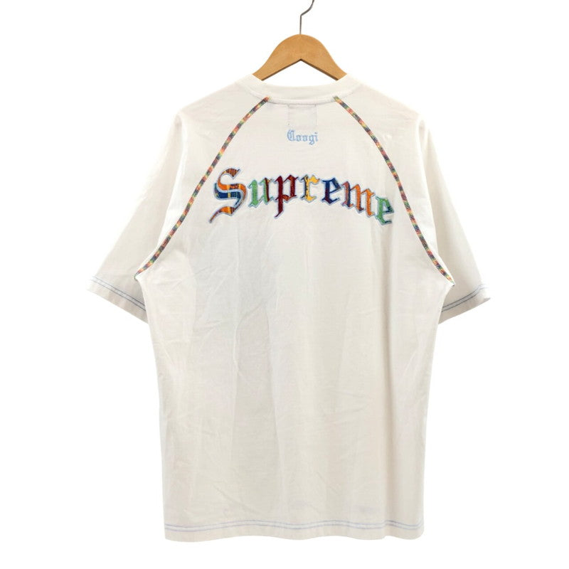 【中古品】【メンズ】 Supreme シュプリーム × COOGI クージー 23SS RAGLAN S/S TOP ラグラン 半袖Tシャツ トップス 149-260408-hn-01-fur サイズ：S カラー：ホワイト 万代Net店