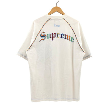 【中古品】【メンズ】 Supreme シュプリーム × COOGI クージー 23SS RAGLAN S/S TOP ラグラン 半袖Tシャツ トップス 149-260408-hn-01-fur サイズ：S カラー：ホワイト 万代Net店