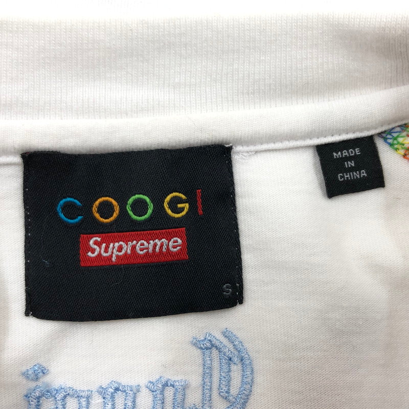 【中古品】【メンズ】 Supreme シュプリーム × COOGI クージー 23SS RAGLAN S/S TOP ラグラン 半袖Tシャツ トップス 149-260408-hn-01-fur サイズ：S カラー：ホワイト 万代Net店