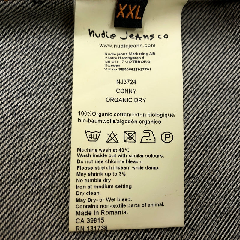 【中古品】【メンズ】 NUDIE JEANS ヌーディージーンズ ORGANIC DRY DENIM JACKET ”DRY STREAKY” NJ3724 オーガニック ドライ デニムジャケット ドライストリーキー アウター 140-260628-hn-10-fur サイズ：XXL カラー：インディゴ 万代Net店