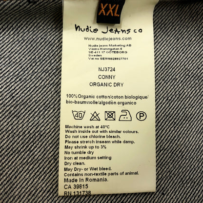 【中古品】【メンズ】 NUDIE JEANS ヌーディージーンズ ORGANIC DRY DENIM JACKET ”DRY STREAKY” NJ3724 オーガニック ドライ デニムジャケット ドライストリーキー アウター 140-260628-hn-10-fur サイズ：XXL カラー：インディゴ 万代Net店