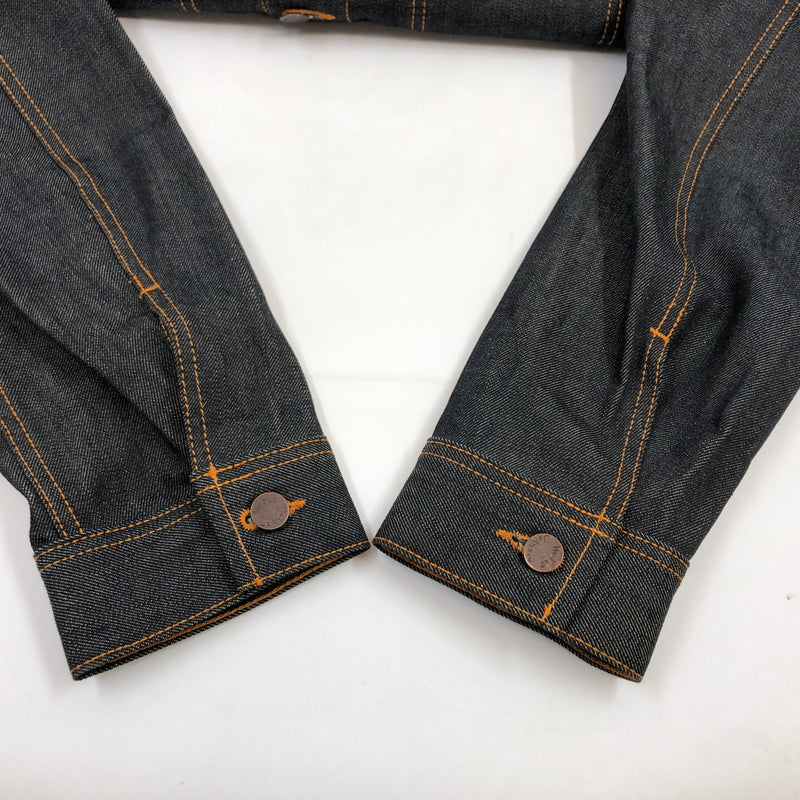 【中古品】【メンズ】 NUDIE JEANS ヌーディージーンズ ORGANIC DRY DENIM JACKET ”DRY STREAKY” NJ3724 オーガニック ドライ デニムジャケット ドライストリーキー アウター 140-260628-hn-10-fur サイズ：XXL カラー：インディゴ 万代Net店