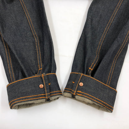 【中古品】【メンズ】 NUDIE JEANS ヌーディージーンズ ORGANIC DRY DENIM JACKET ”DRY STREAKY” NJ3724 オーガニック ドライ デニムジャケット ドライストリーキー アウター 140-260628-hn-10-fur サイズ：XXL カラー：インディゴ 万代Net店