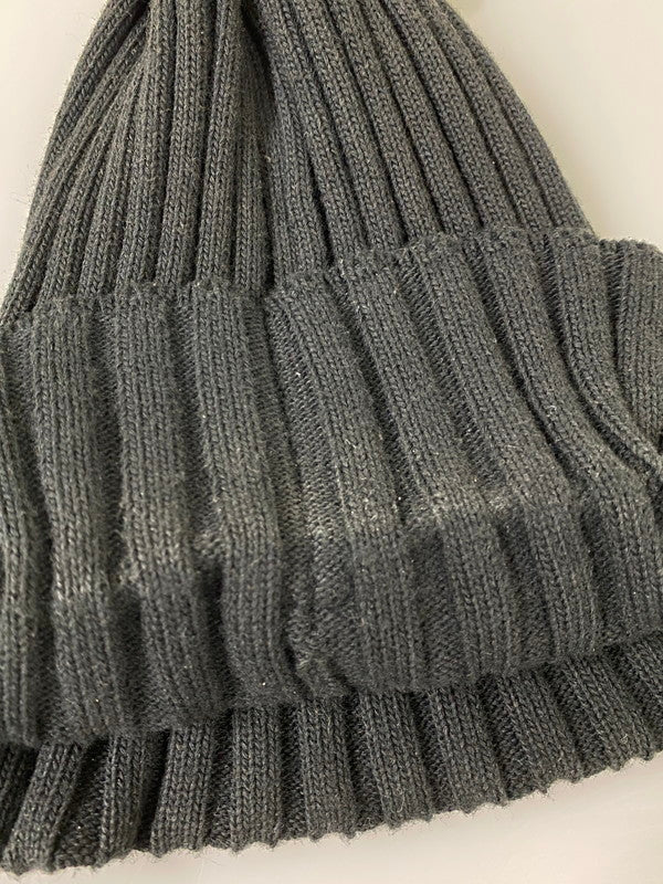 【中古品】【メンズ/レディース】 WTAPS ダブルタップス 22AW BEANIE ビーニー 222MADT-HT01 帽子 ニットキャップ 185-260618-KS-15-min サイズ：00 カラー：ブラック 万代Net店