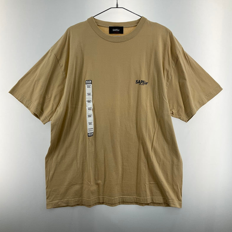 【中古品】【メンズ】 SAPEUR ARIGATO Tシャツ 147-260329-SS-10-iwa サイズ：XL カラー：ベージュ 万代Net店