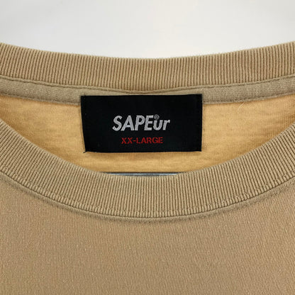 【中古品】【メンズ】 SAPEUR ARIGATO Tシャツ 147-260329-SS-10-iwa サイズ：XL カラー：ベージュ 万代Net店