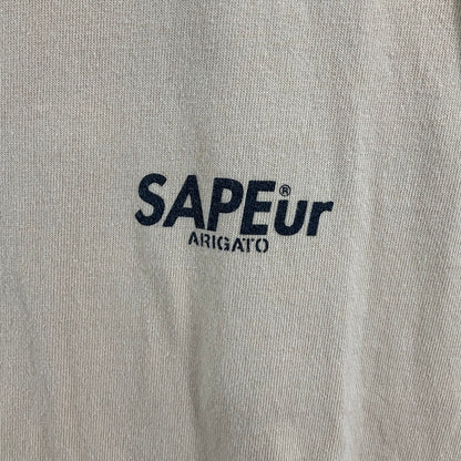 【中古品】【メンズ】 SAPEUR ARIGATO Tシャツ 147-260329-SS-10-iwa サイズ：XL カラー：ベージュ 万代Net店