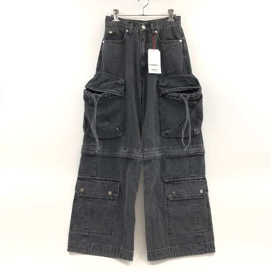 【中古品】【メンズ】 MAISON SPECIAL メゾンスペシャル DENIM CARGO PANTS MAISON SPECIAL デニム カーゴパンツ ボトムス 168-260629-hn-02-fur サイズ：36 カラー：ブラック 万代Net店