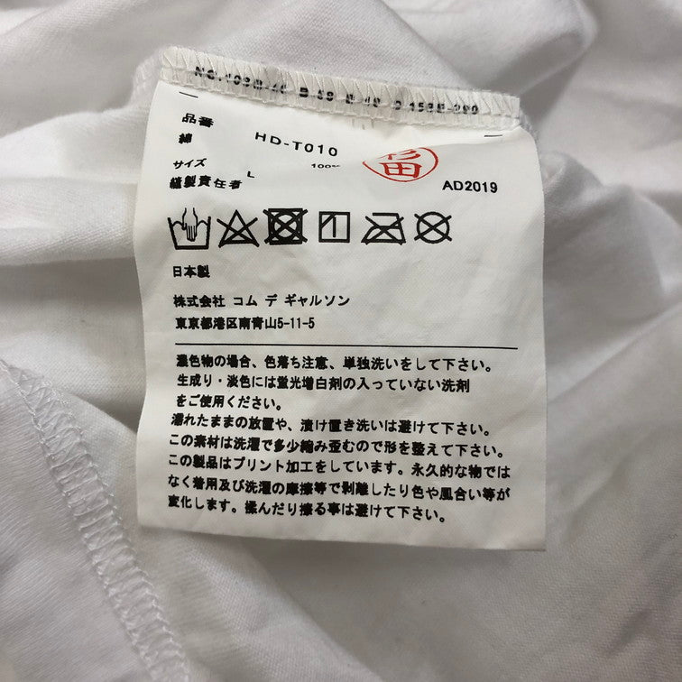 【中古品】【メンズ】 COMME des GARCONS HOMME コムデギャルソンオム COMME des GARCONS HOMME コムデギャルソン オム 綿天竺 L/S Tシャツ HD-T010 140-240815-SU-16-tom カラー：ホワイト 万代Net店