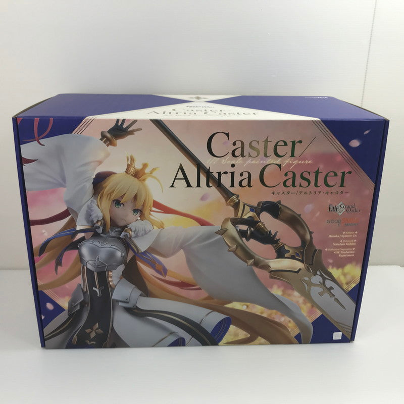 【中古美品】 グッドスマイルカンパニー Fate/Grand Order キャスター/アルトリア・キャスター 1/7スケール フィギュア 未開封 側面テープのはがし跡あり 053-260918-ti-10-tagh 万代Net店