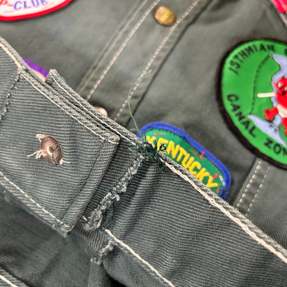 【中古品】【メンズ】 BIG SMITH ビッグスミス 70's WAPPEN CUSTOM DENIM JACKET 70年代 ワッペンカスタム デニムジャケット ライトアウター ヴィンテージ 145-250909-nm-11-tei サイズ：表記40 カラー：オリーブグリーン 万代Net店