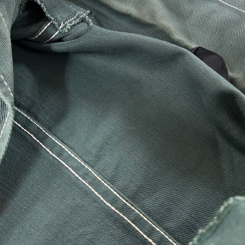 【中古品】【メンズ】 BIG SMITH ビッグスミス 70's WAPPEN CUSTOM DENIM JACKET 70年代 ワッペンカスタム デニムジャケット ライトアウター ヴィンテージ 145-250909-nm-11-tei サイズ：表記40 カラー：オリーブグリーン 万代Net店