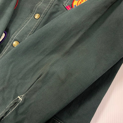 【中古品】【メンズ】 BIG SMITH ビッグスミス 70's WAPPEN CUSTOM DENIM JACKET 70年代 ワッペンカスタム デニムジャケット ライトアウター ヴィンテージ 145-250909-nm-11-tei サイズ：表記40 カラー：オリーブグリーン 万代Net店
