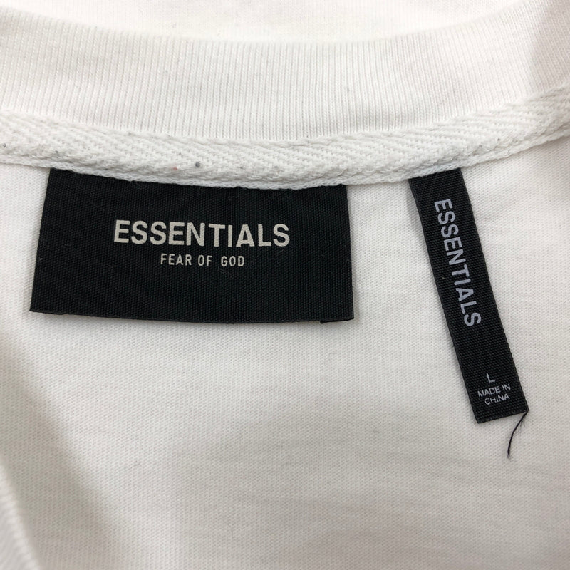 【中古品】【メンズ】 FOG ESSENTIALS エッセンシャルズ BACK LOGO PRINT S/S TEE バックロゴ プリント 半袖Tシャツ トップス 142-260629-hn-08-fur サイズ：L カラー：ホワイト 万代Net店
