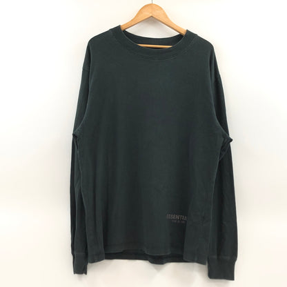 【現状渡し品】【メンズ】 FOG ESSENTIALS エッセンシャルズ BACK LOGO REFLECTOR L/S TEE バックロゴ リフレクター 長袖Tシャツ トップス 142-260629-hn-09-fur サイズ：M カラー：ブラック 万代Net店