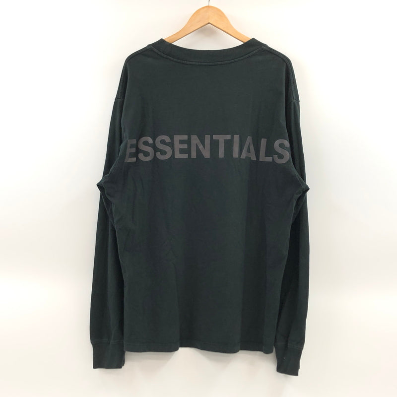 【現状渡し品】【メンズ】 FOG ESSENTIALS エッセンシャルズ BACK LOGO REFLECTOR L/S TEE バックロゴ リフレクター 長袖Tシャツ トップス 142-260629-hn-09-fur サイズ：M カラー：ブラック 万代Net店