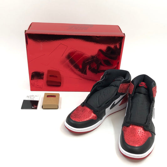 【中古美品】【メンズ】 WMNS AIR JORDAN 1 RETRO HI OG FD2596-602 ウィメンズ エアジョーダン1 ハイ OG スニーカー シューズ 靴 160-260117-hn-01-fur サイズ：27.0cm US 10 カラー：レッド/ホワイト/ブラック 万代Net店