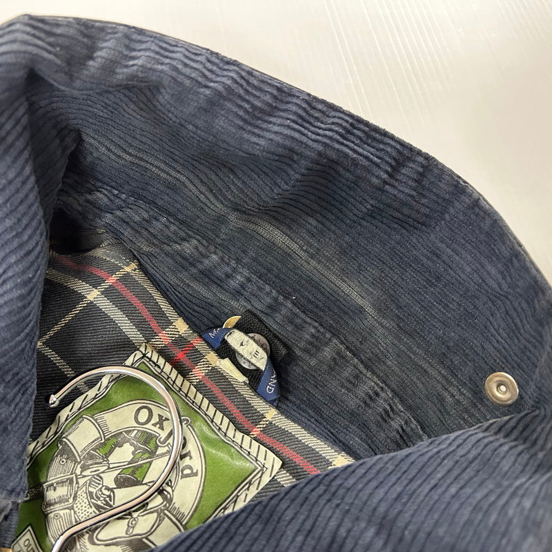 【現状渡し品】【メンズ】 OXFORD BLUE オックスフォード WAX COTTON JACKET ワックス コットン ジャケット アウター オイルドジャケット 英国製 145-250909-nm-16-tei サイズ：不明 カラー：ネイビー/グレー系 万代Net店