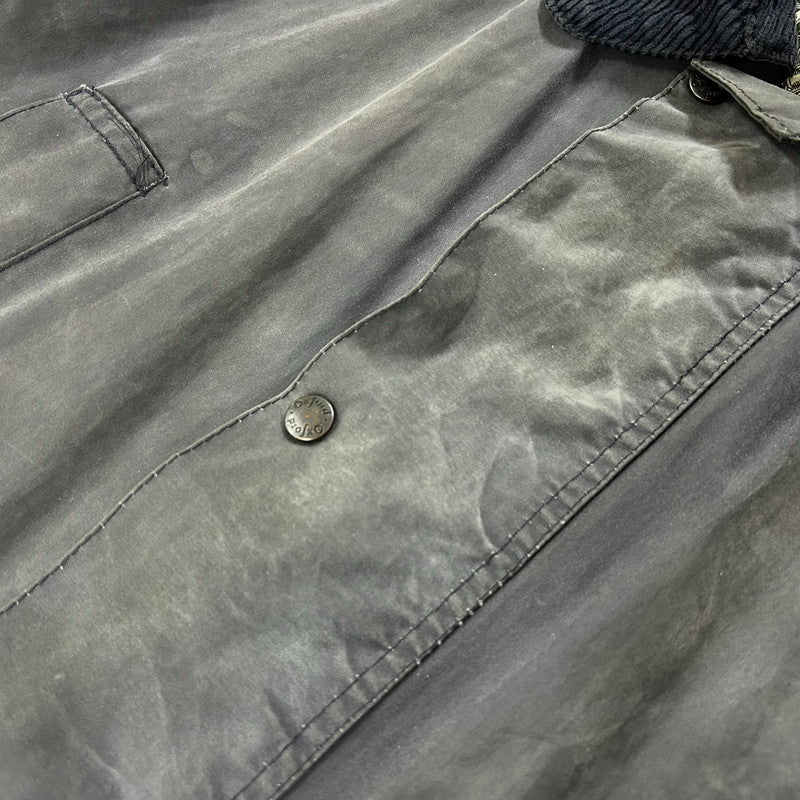 【現状渡し品】【メンズ】 OXFORD BLUE オックスフォード WAX COTTON JACKET ワックス コットン ジャケット アウター オイルドジャケット 英国製 145-250909-nm-16-tei サイズ：不明 カラー：ネイビー/グレー系 万代Net店
