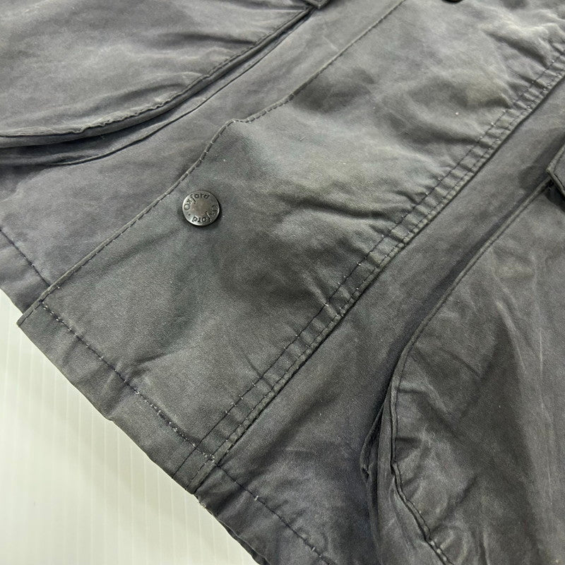 【現状渡し品】【メンズ】 OXFORD BLUE オックスフォード WAX COTTON JACKET ワックス コットン ジャケット アウター オイルドジャケット 英国製 145-250909-nm-16-tei サイズ：不明 カラー：ネイビー/グレー系 万代Net店