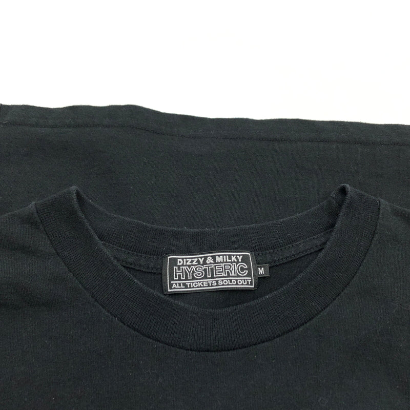 【中古品】【メンズ】 HYSTERIC GLAMOUR ヒステリックグラマー 25SS MOTOR CITY BABY L/S TEE 02251CL01 長袖Tシャツ トップス 140-260629-hn-10-fur サイズ：M カラー：ブラック 万代Net店