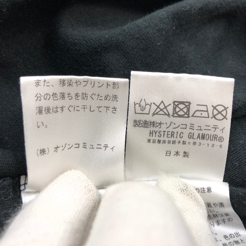 【中古品】【メンズ】 HYSTERIC GLAMOUR ヒステリックグラマー 25SS MOTOR CITY BABY L/S TEE 02251CL01 長袖Tシャツ トップス 140-260629-hn-10-fur サイズ：M カラー：ブラック 万代Net店