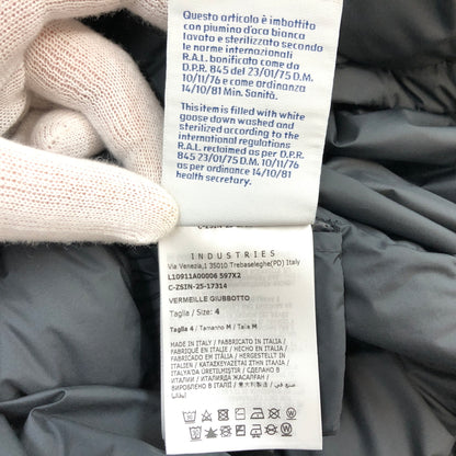 【中古品】【メンズ】 MONCLER モンクレール VERMEILLE HOODED SHORT DOWN JACKET L10911A00006 ヴェルメイユ フード ショート ダウンジャケット アウター 141-260917-hn-04-fur サイズ：4 カラー：ブラック 万代Net店