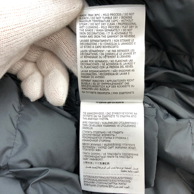 【中古品】【メンズ】 MONCLER モンクレール VERMEILLE HOODED SHORT DOWN JACKET L10911A00006 ヴェルメイユ フード ショート ダウンジャケット アウター 141-260917-hn-04-fur サイズ：4 カラー：ブラック 万代Net店