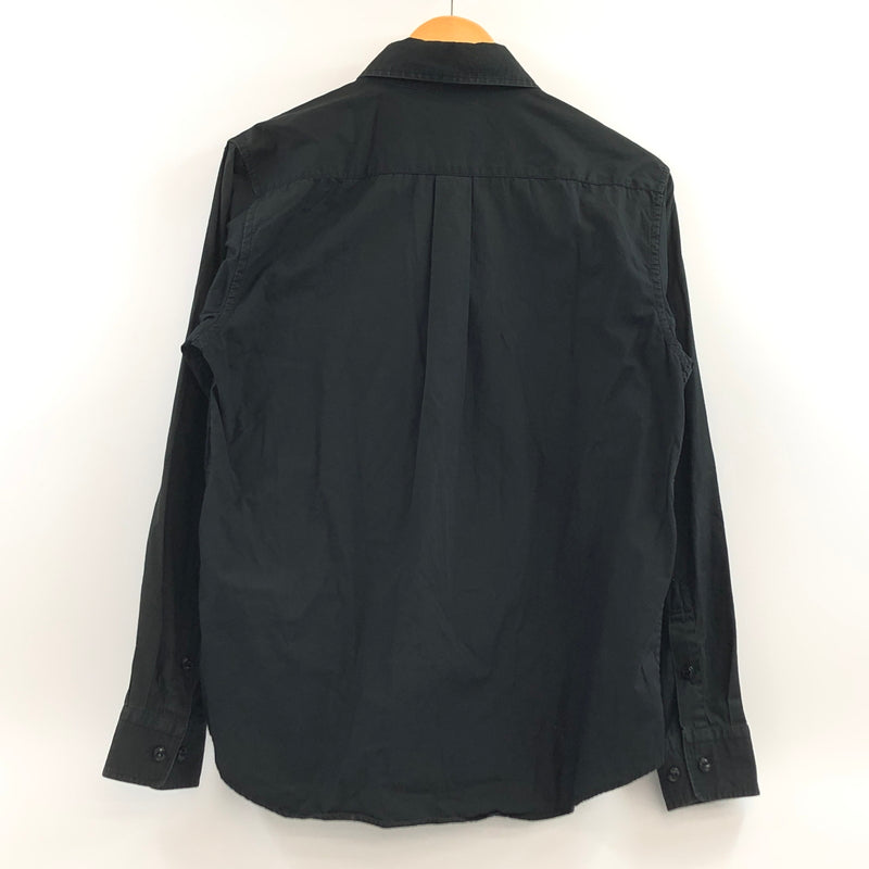 【中古品】【メンズ】 GANGSTERVILLE ギャングスタービル FRONT PRINT L/S SHIRT GSV-17-AW-24 フロントプリント 長袖シャツ カジュアルシャツ トップス 145-260701-hn-01-fur サイズ：M カラー：ブラック 万代Net店