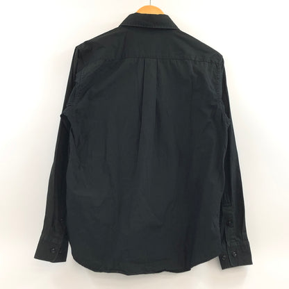 【中古品】【メンズ】 GANGSTERVILLE ギャングスタービル FRONT PRINT L/S SHIRT GSV-17-AW-24 フロントプリント 長袖シャツ カジュアルシャツ トップス 145-260701-hn-01-fur サイズ：M カラー：ブラック 万代Net店