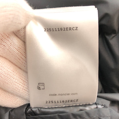 【中古品】【メンズ】 MONCLER モンクレール VERMEILLE HOODED SHORT DOWN JACKET L10911A00006 ヴェルメイユ フード ショート ダウンジャケット アウター 141-260917-hn-04-fur サイズ：4 カラー：ブラック 万代Net店