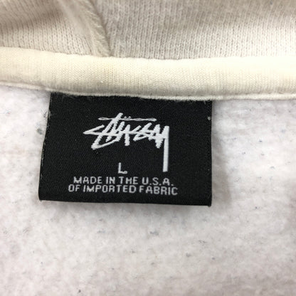 【中古品】【メンズ】 STUSSY ステューシー STOCKFADE HOODIE ストックフェード フーディー パーカー スウェット トップス 142-260917-hn-06-fur サイズ：L カラー：ホワイト 万代Net店
