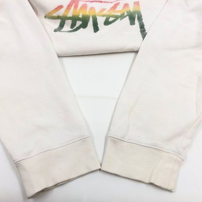 【中古品】【メンズ】 STUSSY ステューシー STOCKFADE HOODIE ストックフェード フーディー パーカー スウェット トップス 142-260917-hn-06-fur サイズ：L カラー：ホワイト 万代Net店