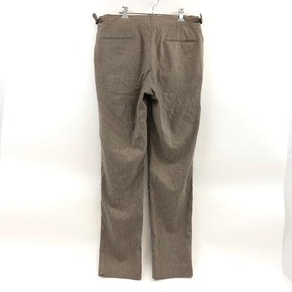 【現状渡し品】【メンズ】 GERMANO ジェルマーノ WOOL TUCK PANTS ウール タックパンツ ボトムス 152-260917-hn-07-fur サイズ：50 カラー：ブラウン 万代Net店