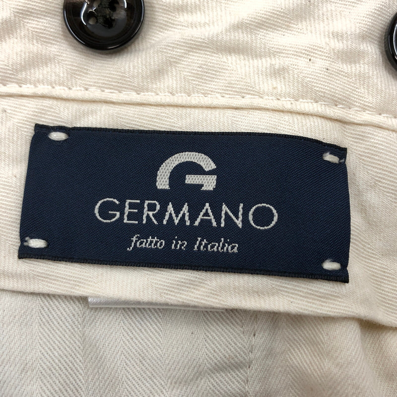 【現状渡し品】【メンズ】 GERMANO ジェルマーノ WOOL TUCK PANTS ウール タックパンツ ボトムス 152-260917-hn-07-fur サイズ：50 カラー：ブラウン 万代Net店