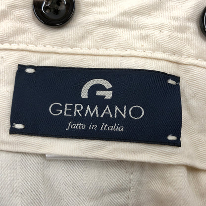 【現状渡し品】【メンズ】 GERMANO ジェルマーノ WOOL TUCK PANTS ウール タックパンツ ボトムス 152-260917-hn-07-fur サイズ：50 カラー：ブラウン 万代Net店