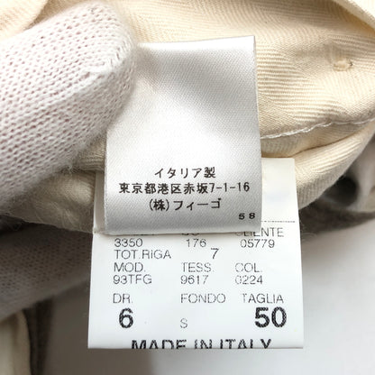 【現状渡し品】【メンズ】 GERMANO ジェルマーノ WOOL TUCK PANTS ウール タックパンツ ボトムス 152-260917-hn-07-fur サイズ：50 カラー：ブラウン 万代Net店