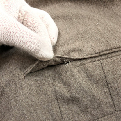 【現状渡し品】【メンズ】 GERMANO ジェルマーノ WOOL TUCK PANTS ウール タックパンツ ボトムス 152-260917-hn-07-fur サイズ：50 カラー：ブラウン 万代Net店
