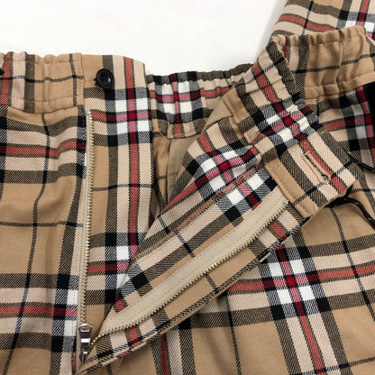 【中古品】【メンズ】 BAL バル SIDELINE CHECK PANTS サイドラインチェックパンツ ボトムス 151-260408-hn-04-fur サイズ：EXTRA LARGE(XL相当) カラー：ベージュ系/ブラック 万代Net店