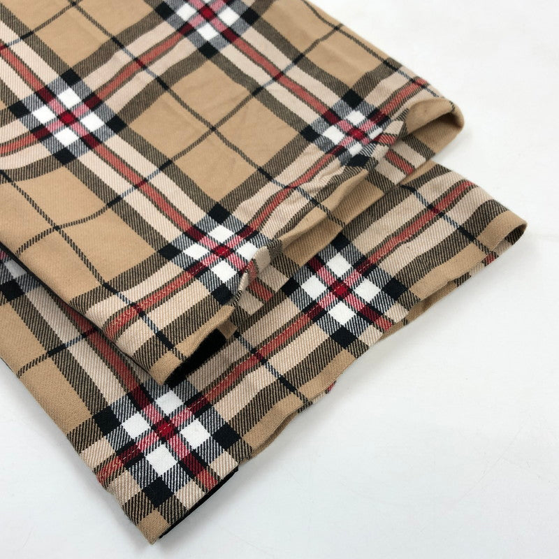 【中古品】【メンズ】 BAL バル SIDELINE CHECK PANTS サイドラインチェックパンツ ボトムス 151-260408-hn-04-fur サイズ：EXTRA LARGE(XL相当) カラー：ベージュ系/ブラック 万代Net店